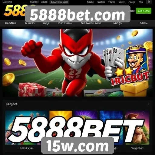 Variedade de jogos oferecidos pela 5888bet